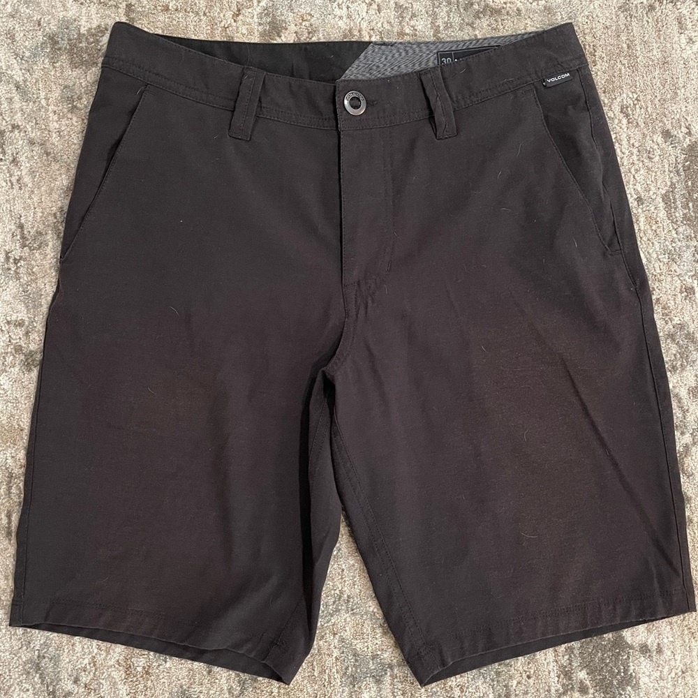Volcom Monty Stretch Shorts - Black - 30